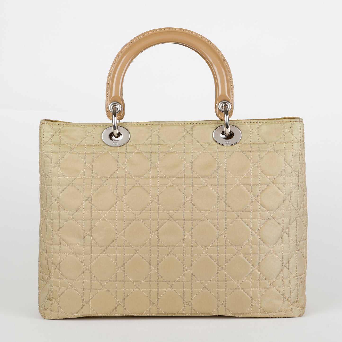 Vintage Cannage Lady Dior, Khaki Nylon