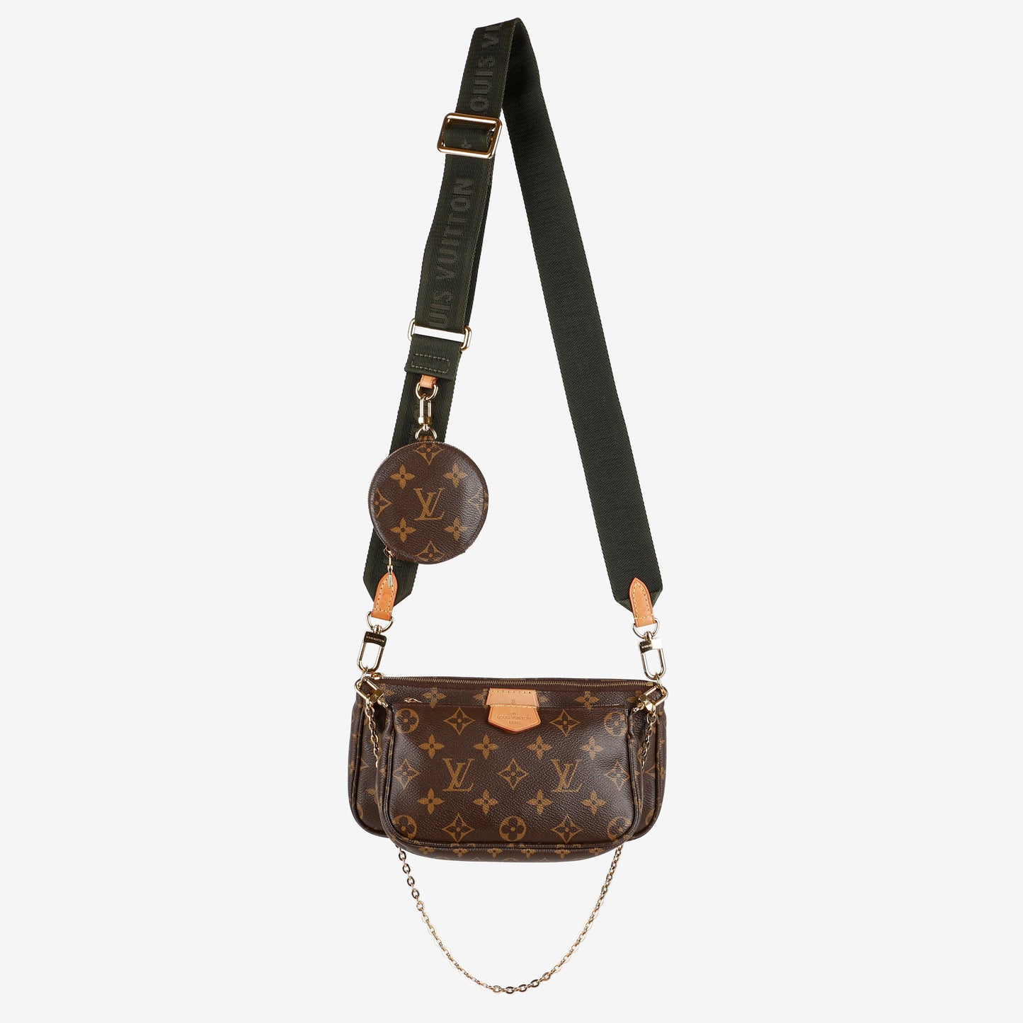 Multi Pochette Accessories, Monogram Khaki