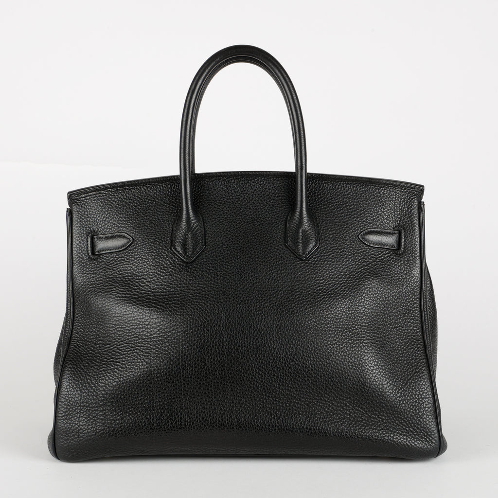 Birkin 35 Black, Togo, Gold Hardware (2005, I Square)
