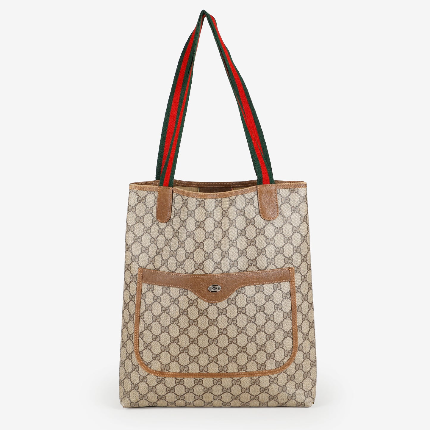 Vintage GG Plus Tote, Coated Canvas