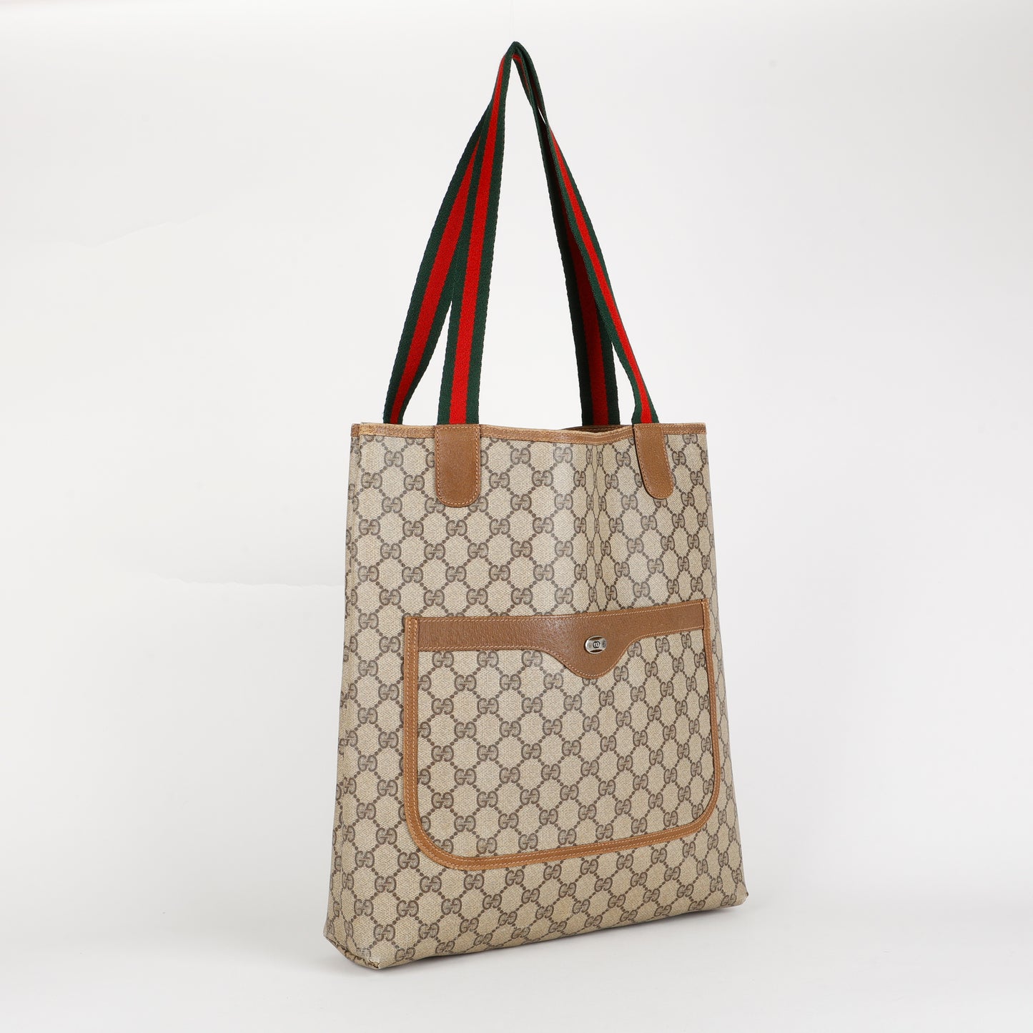Vintage GG Plus Tote, Coated Canvas