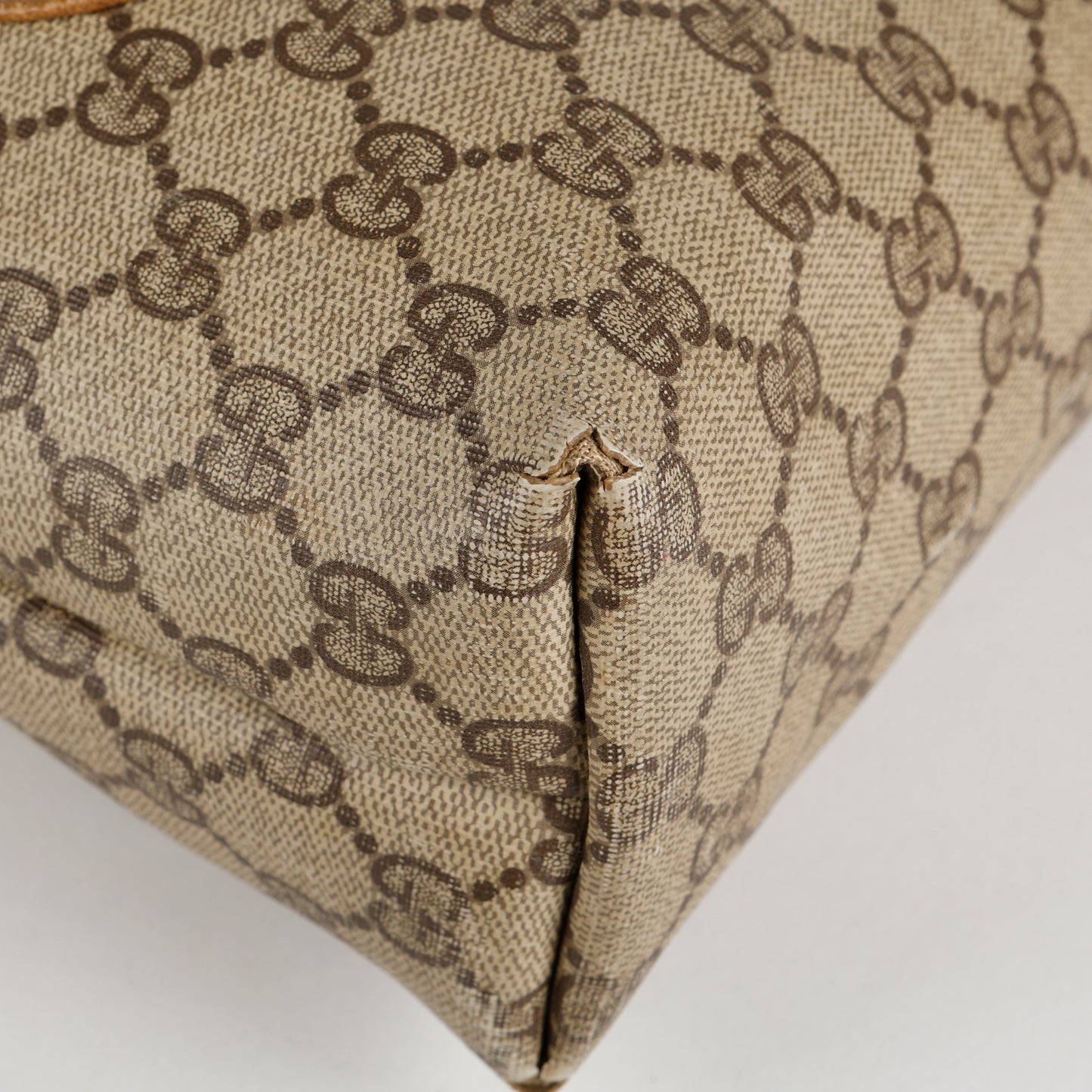 Vintage GG Plus Tote, Coated Canvas