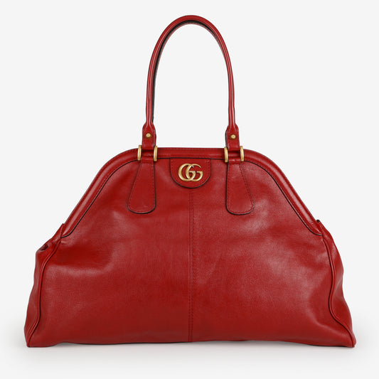 Medium Re(Belle) Top Handle, Red