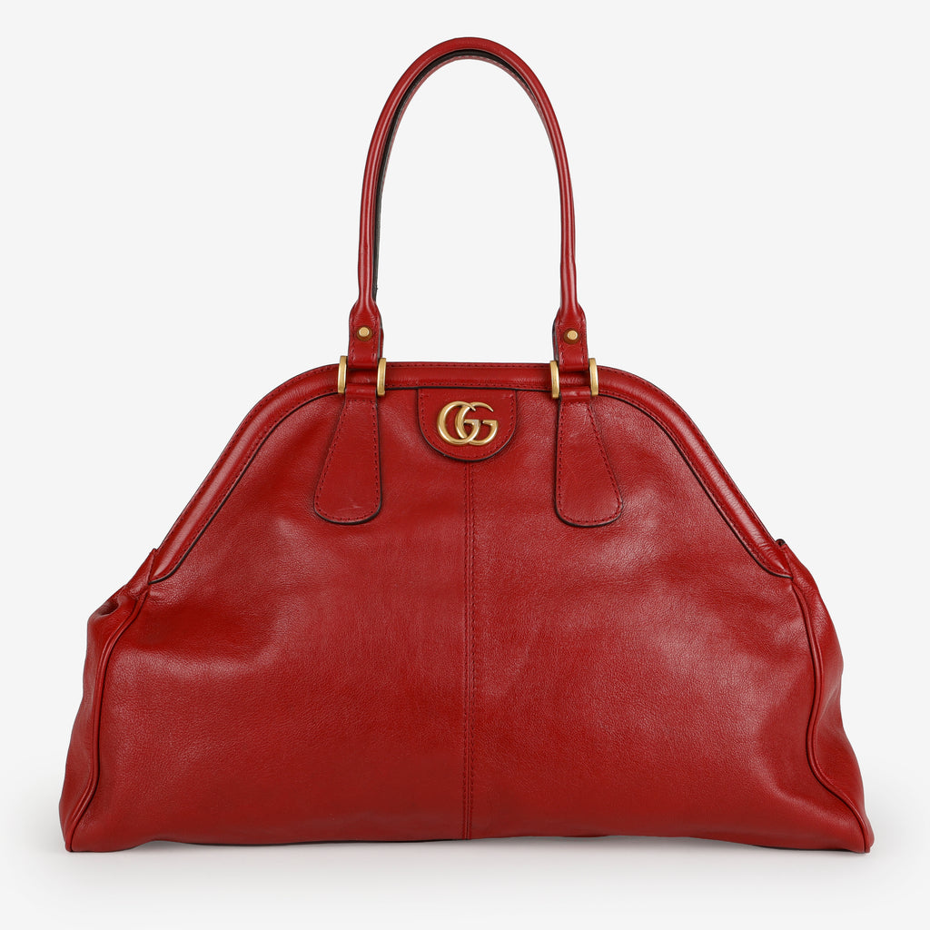 Medium Re(Belle) Top Handle, Red