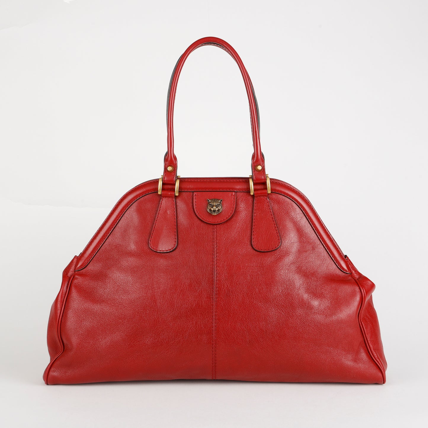 Medium Re(Belle) Top Handle, Red
