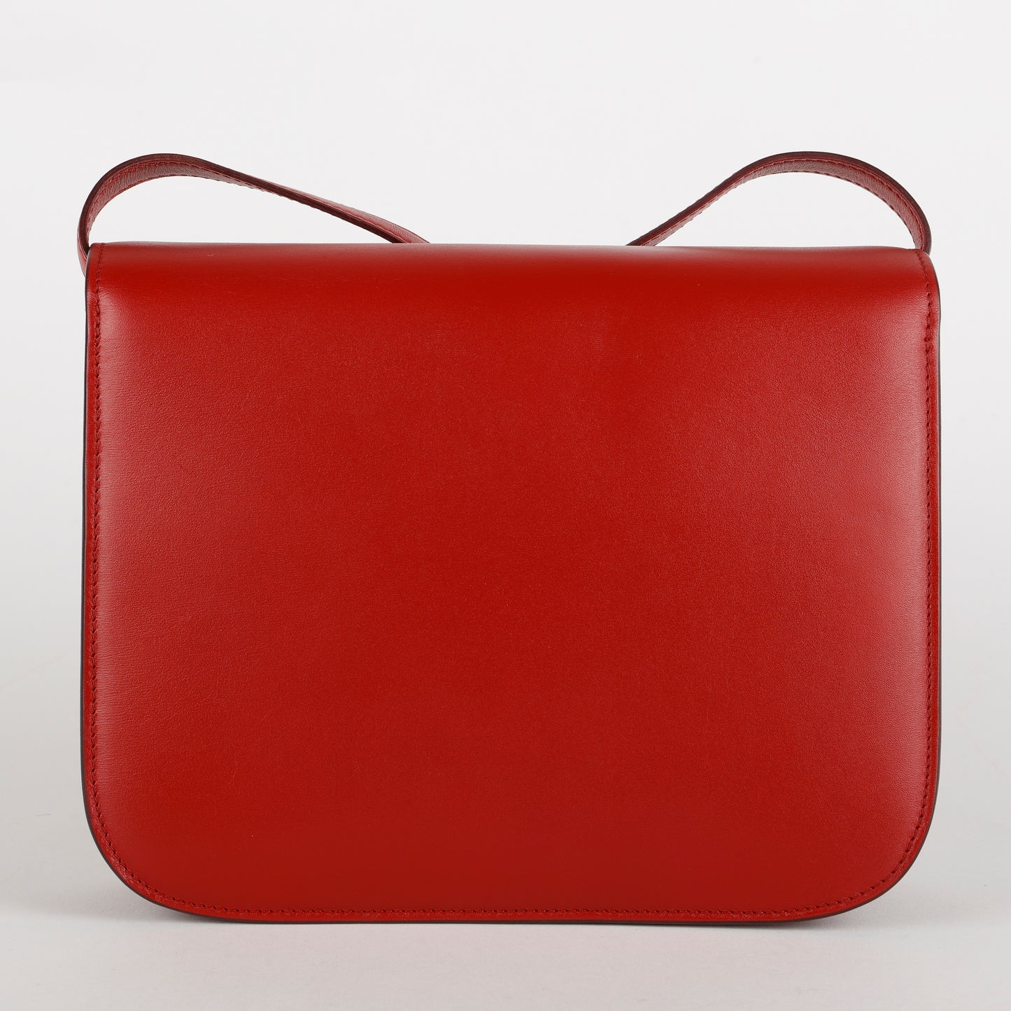 Medium Classic Box Bag, Red Smooth Calfskin