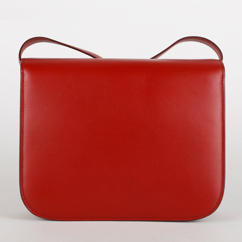 Medium Classic Box Bag, Red Smooth Calfskin