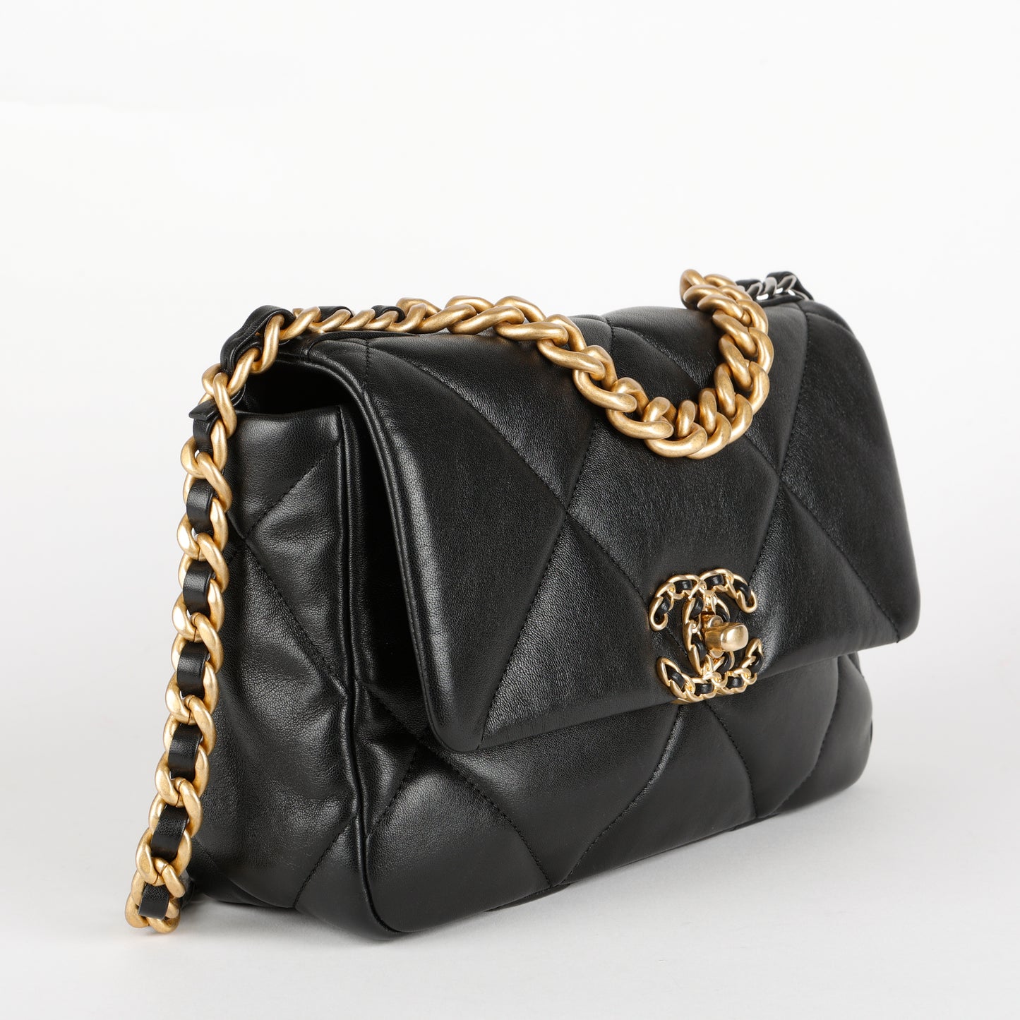 Small 19, Black Lambskin