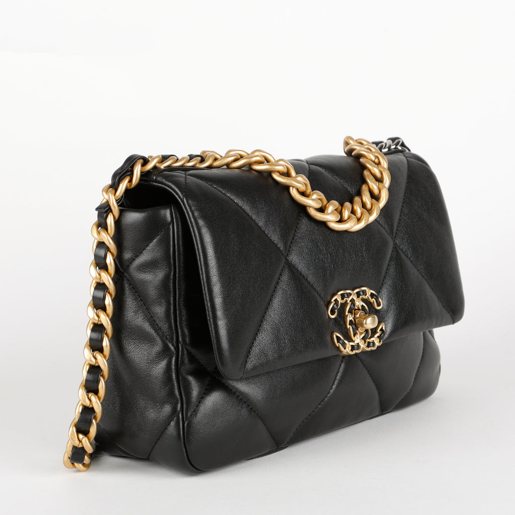 Small 19, Black Lambskin