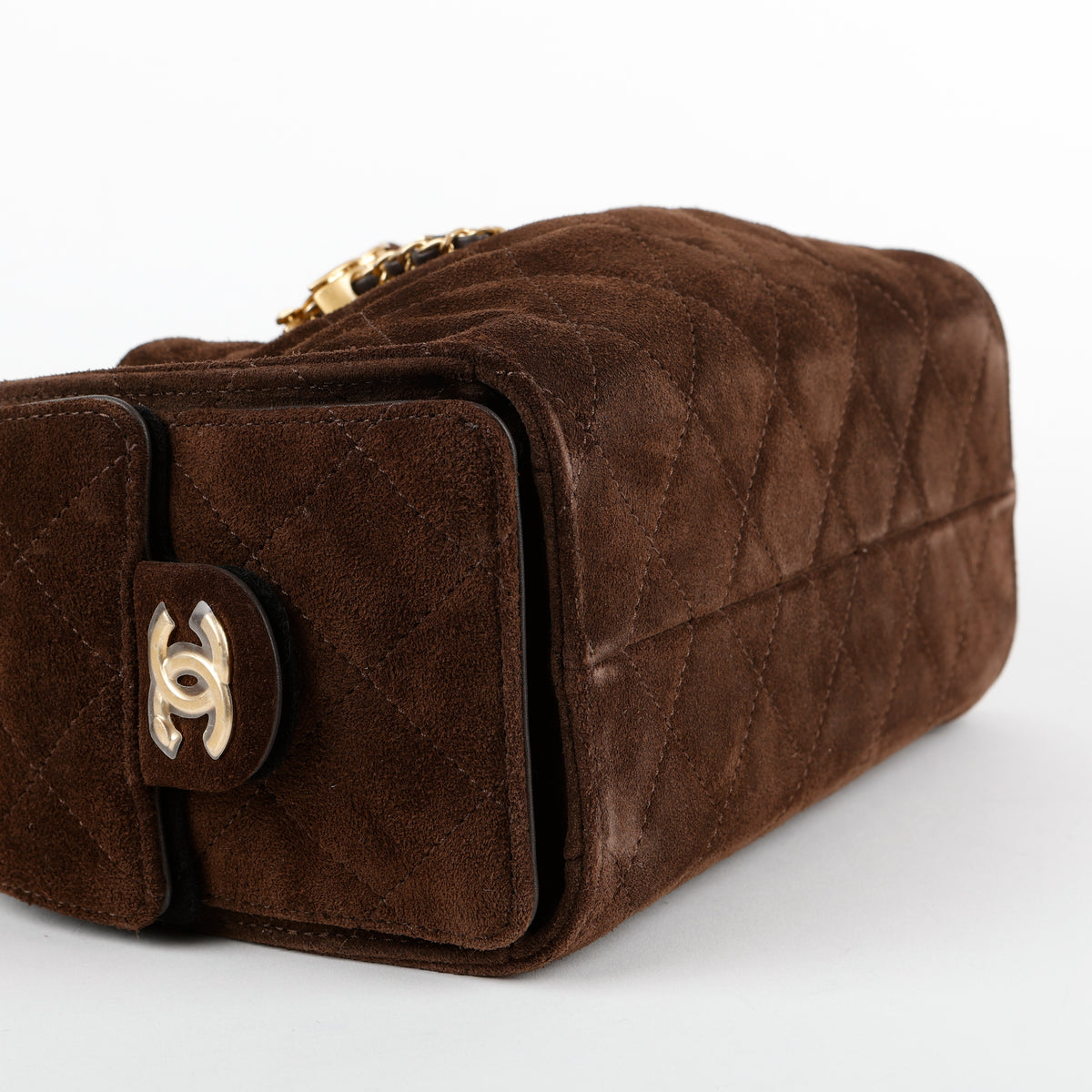 Mini 25, Chocolate Brown Suede