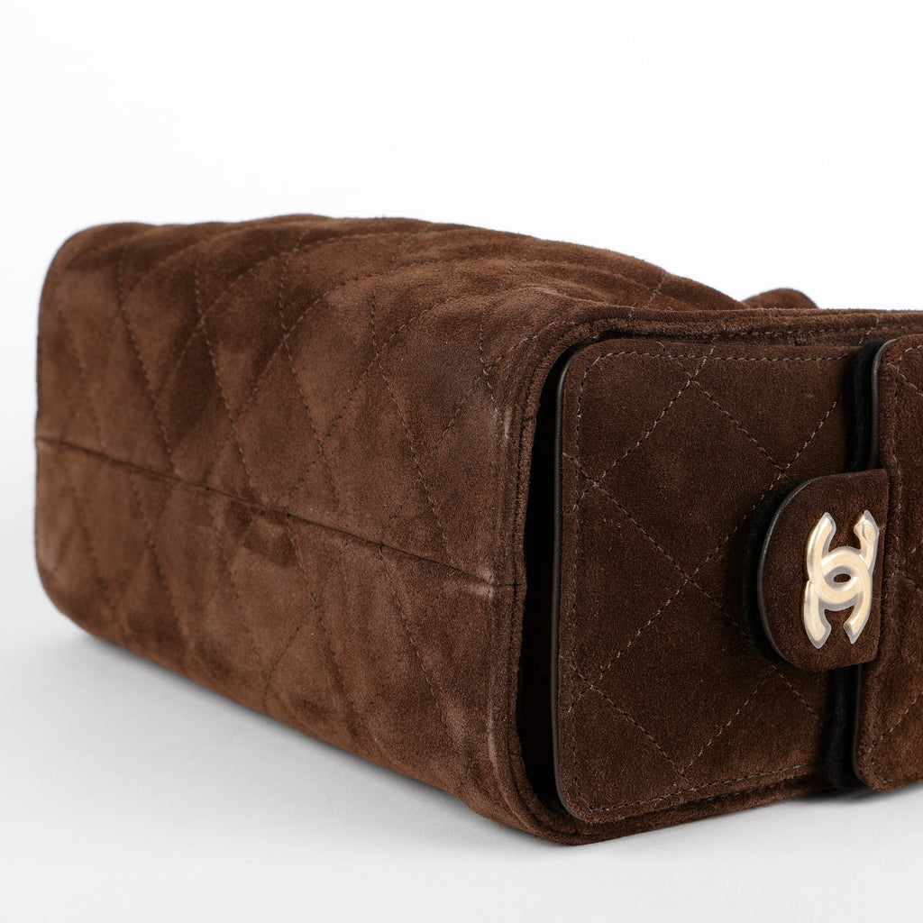 Mini 25, Chocolate Brown Suede