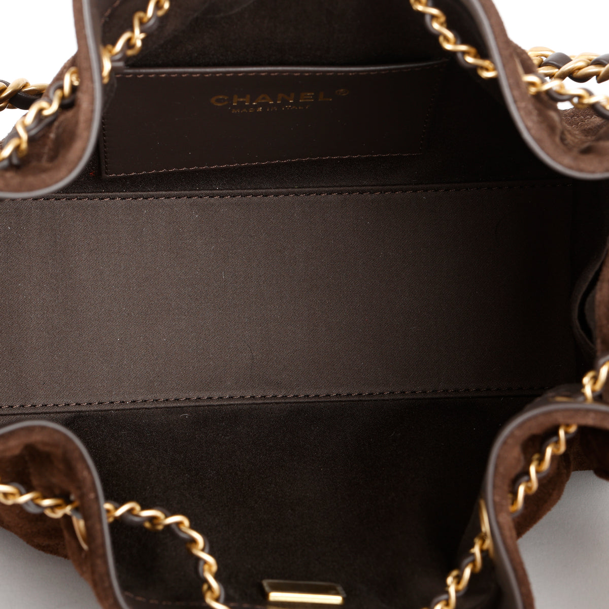 Mini 25, Chocolate Brown Suede