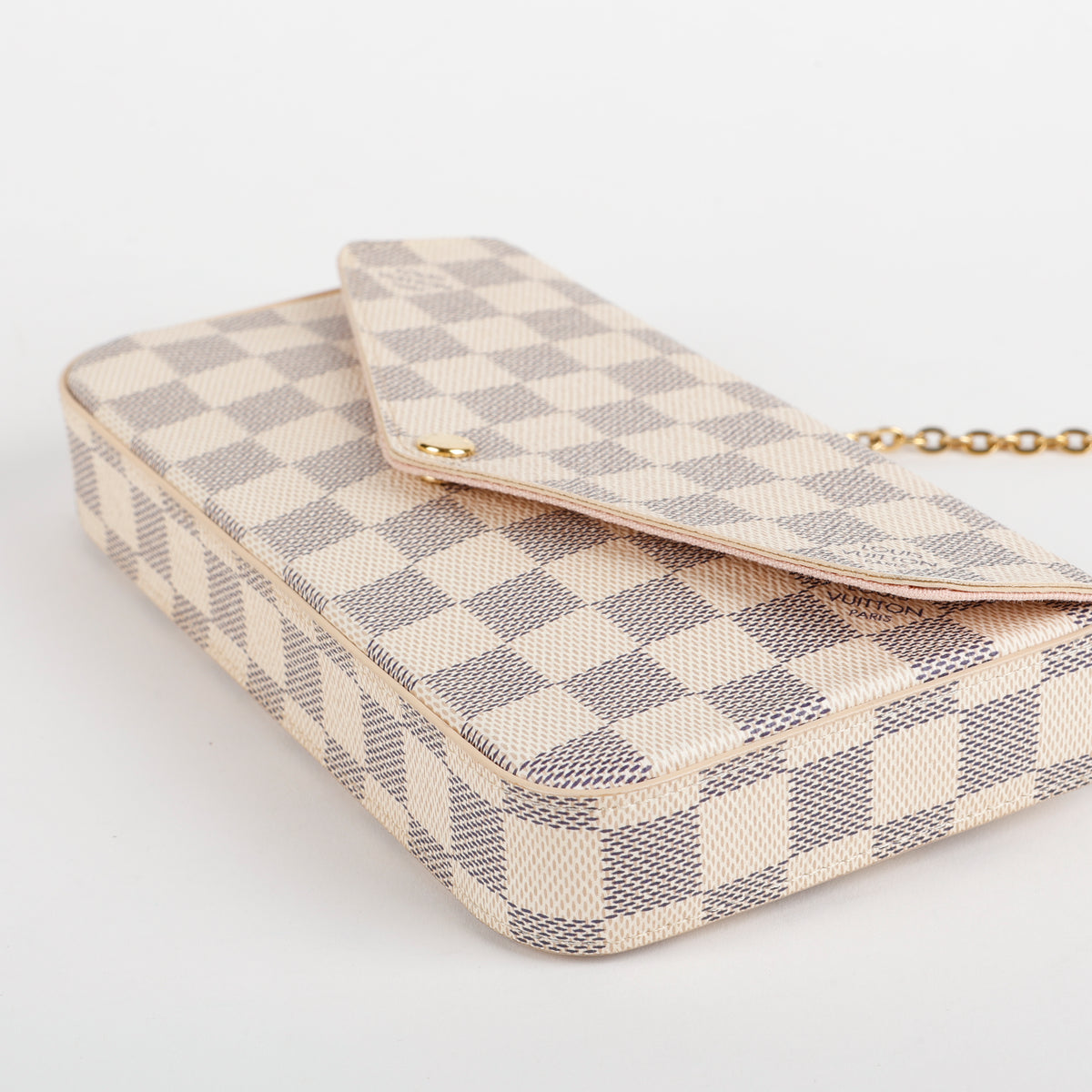 Felicie Pochette, Damier Azur