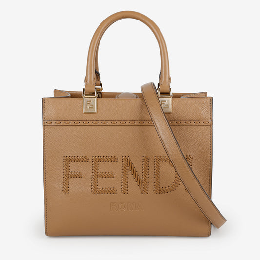 Small Santa Barbara Sunshine Tote, Cappucino