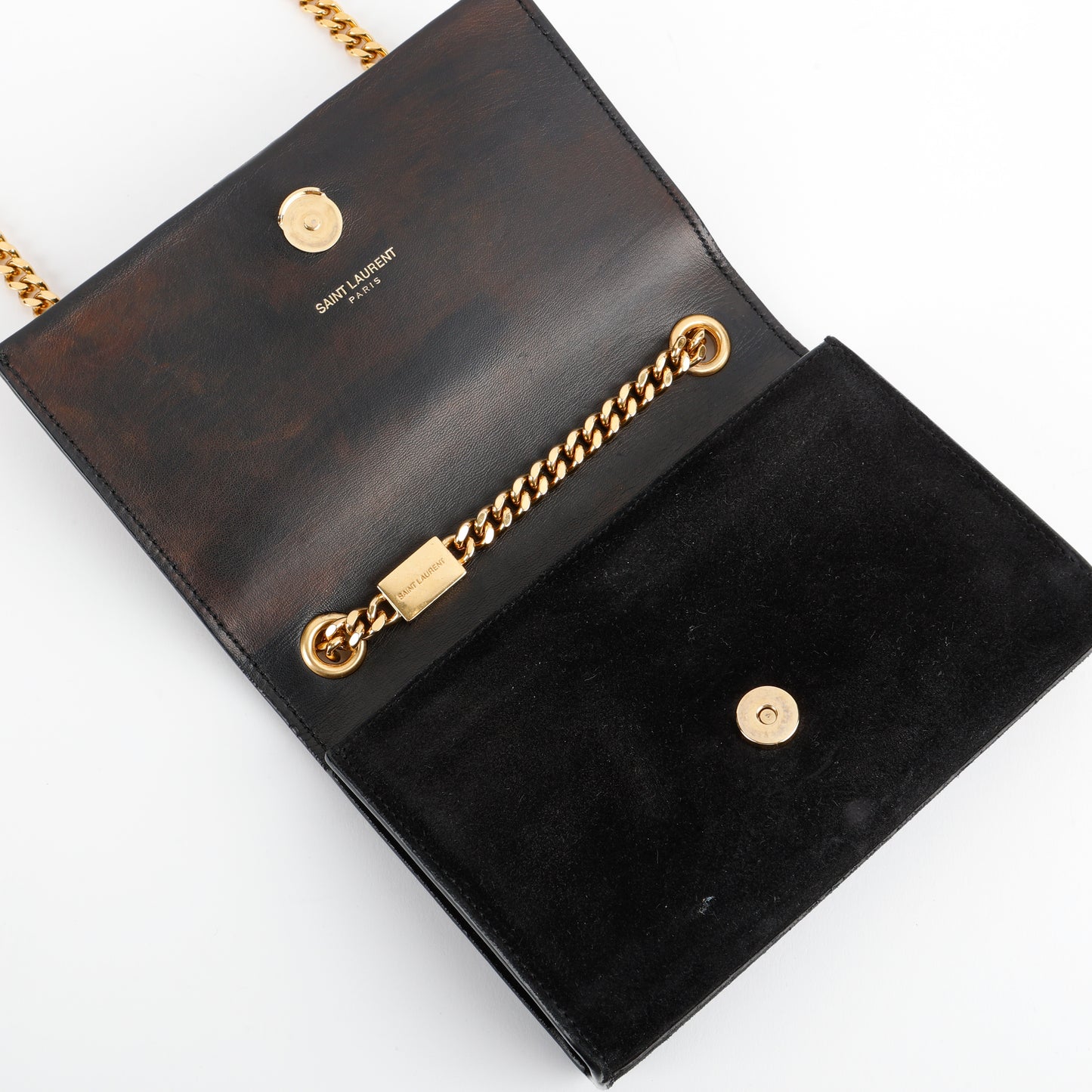 Mini Kate Tassel Crossbody, Black Velvet