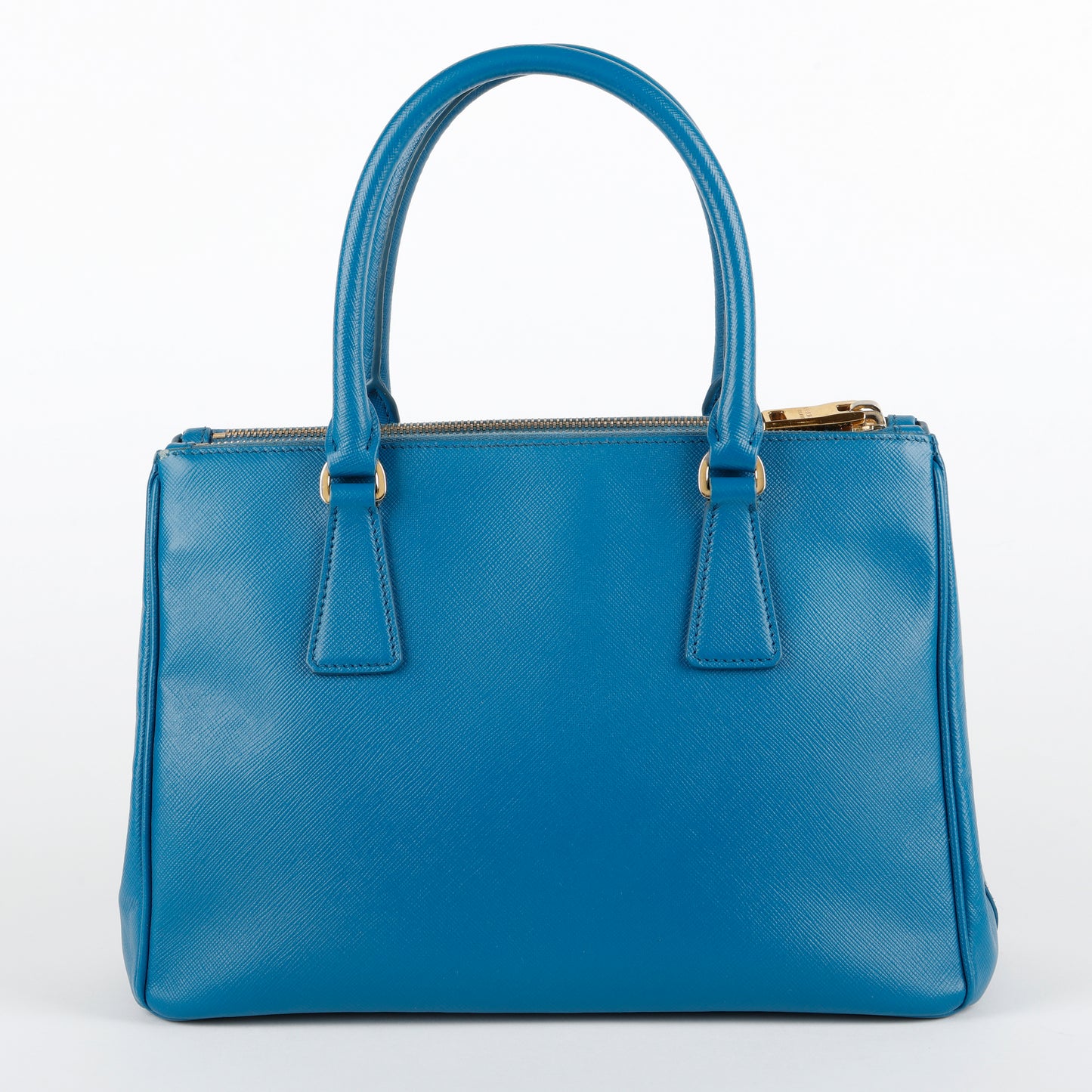 Medium Galleria Tote, Blue Saffiano