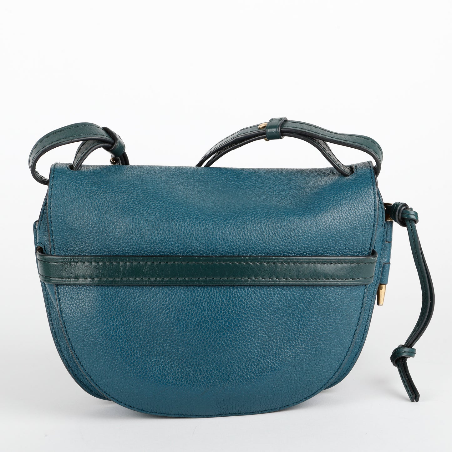 Small Gate Crossbody, Petroleum Blue Cypress Calfskin