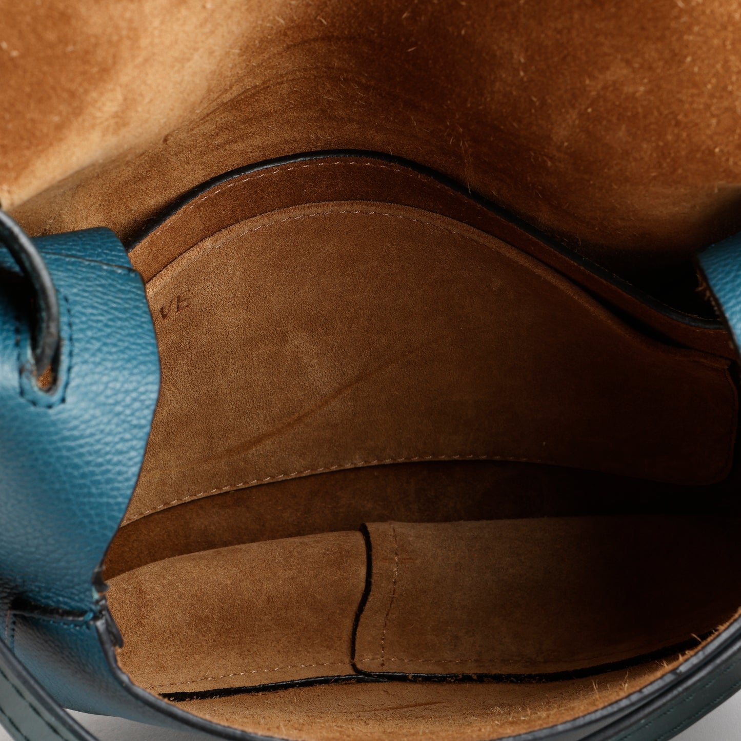 Small Gate Crossbody, Petroleum Blue Cypress Calfskin