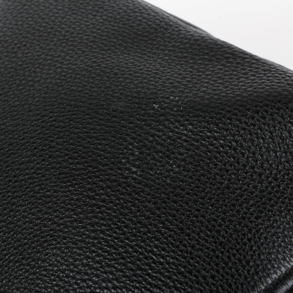 Medium Gardener Tote, Black Grained Calfskin