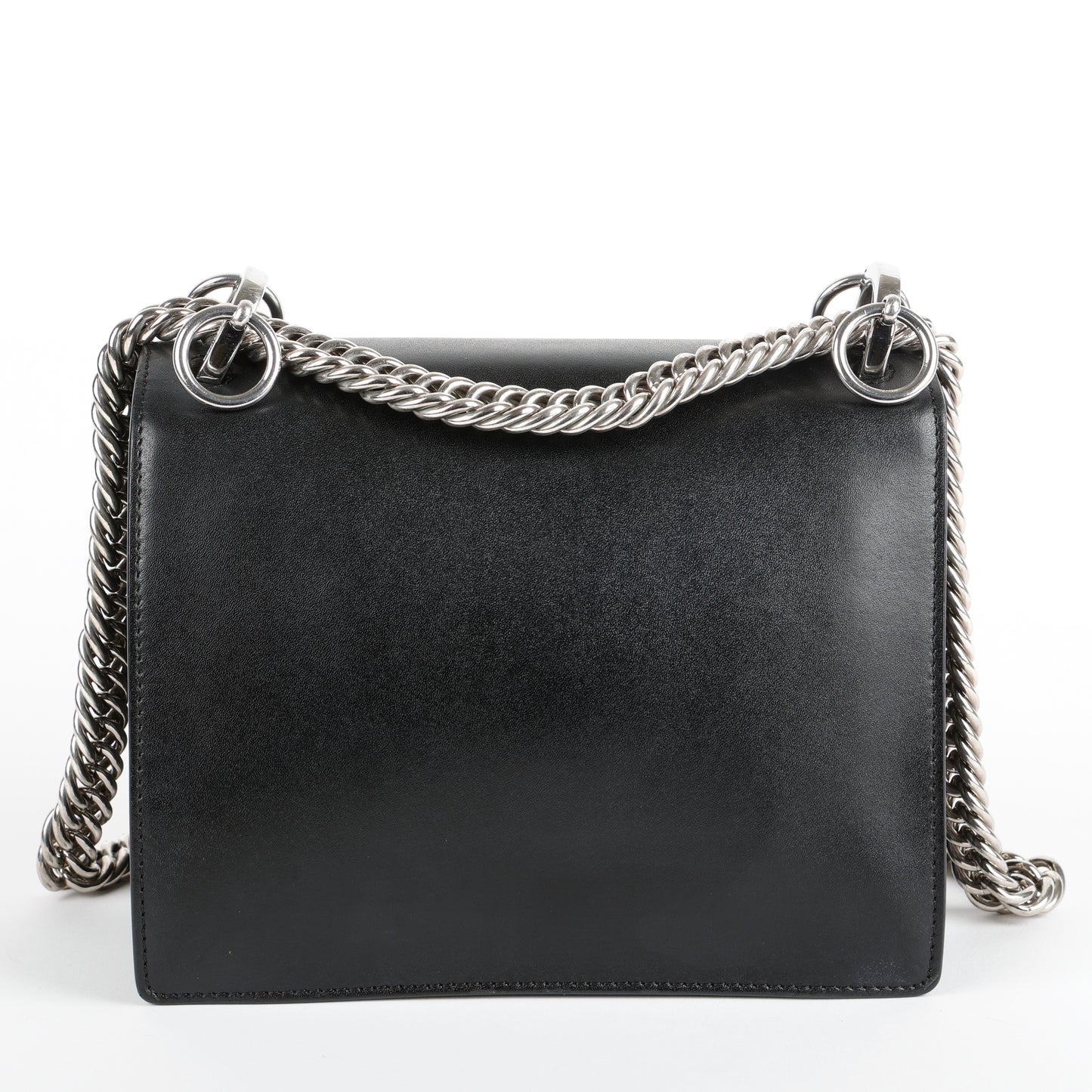 Small Kan I Monster Eyes Studded Shoulder Bag, Black