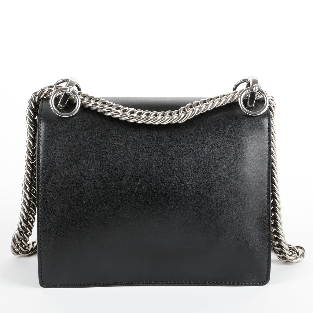 Small Kan I Monster Eyes Studded Shoulder Bag, Black