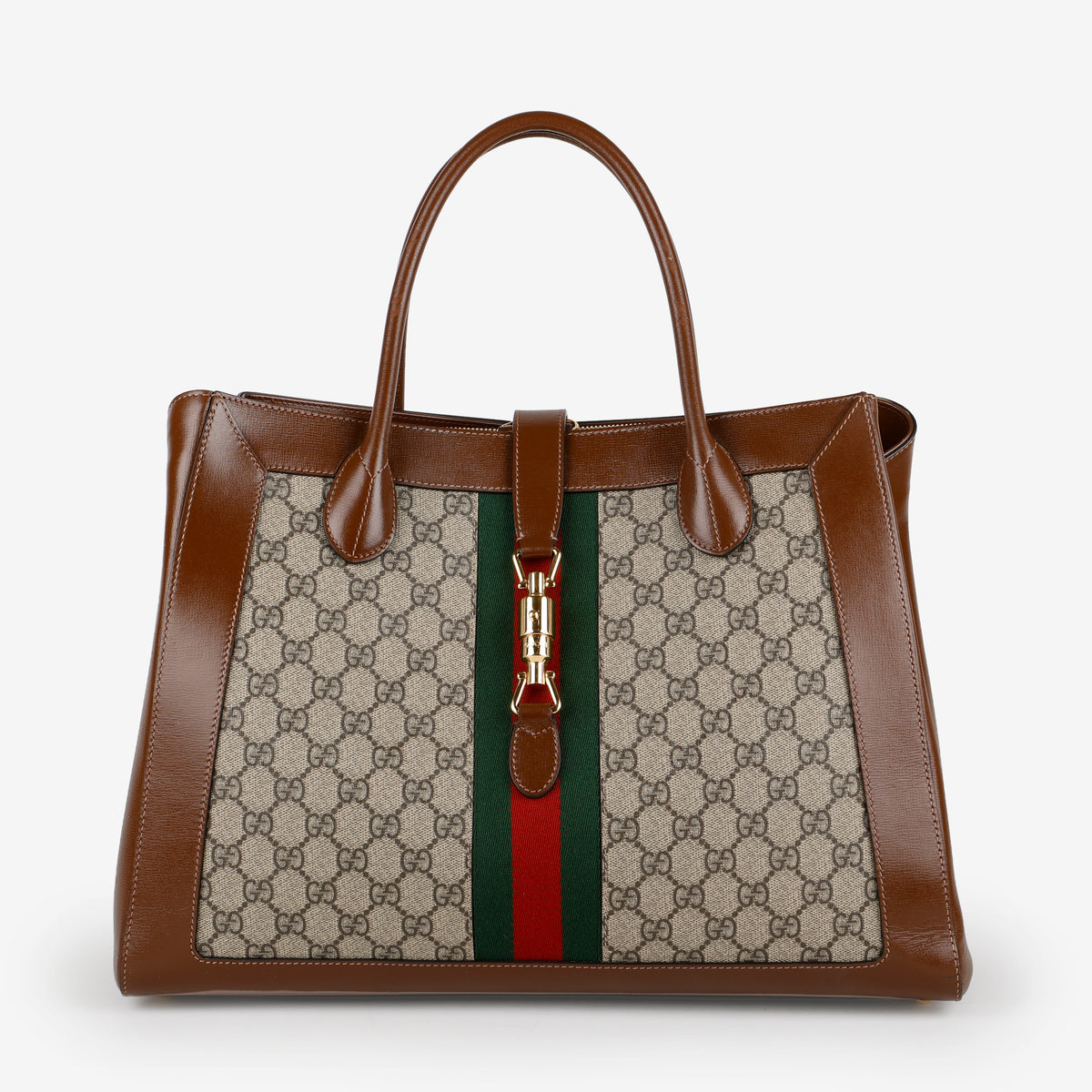 Large Jackie 1961 Tote, Canvas/Brown