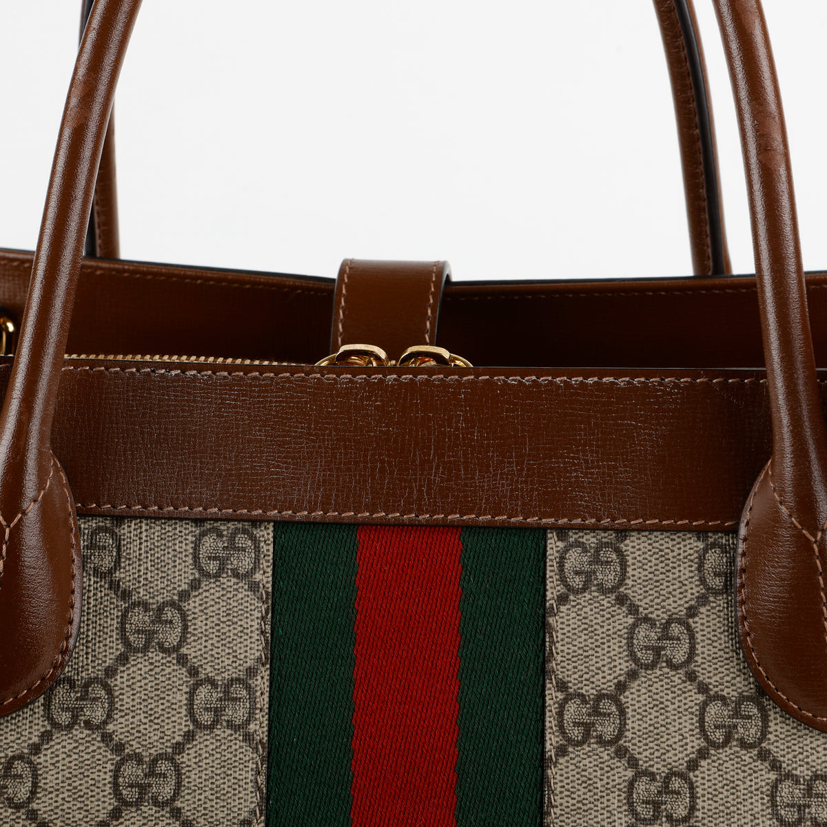 Large Jackie 1961 Tote, Canvas/Brown