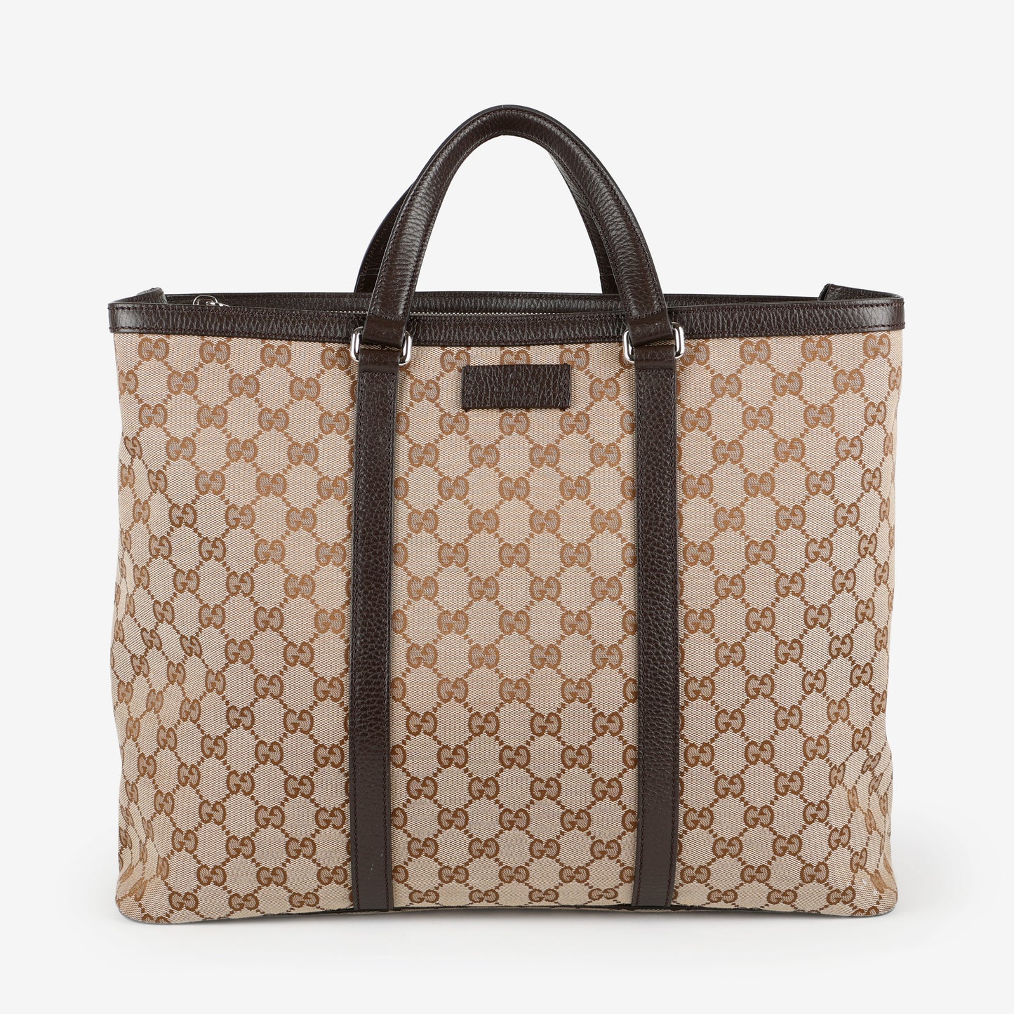 Large Joy Tote, Canvas/Brown