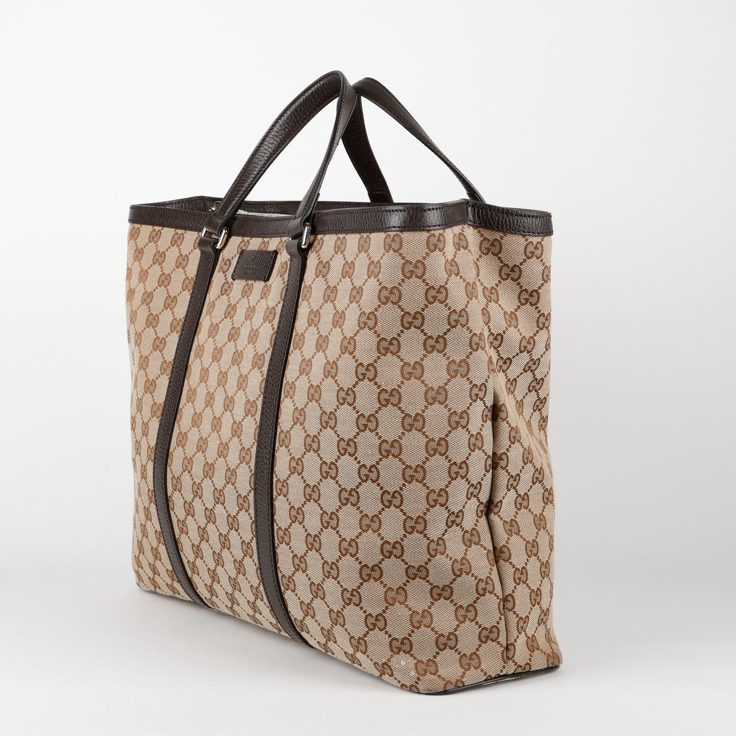 Large Joy Tote, Canvas/Brown
