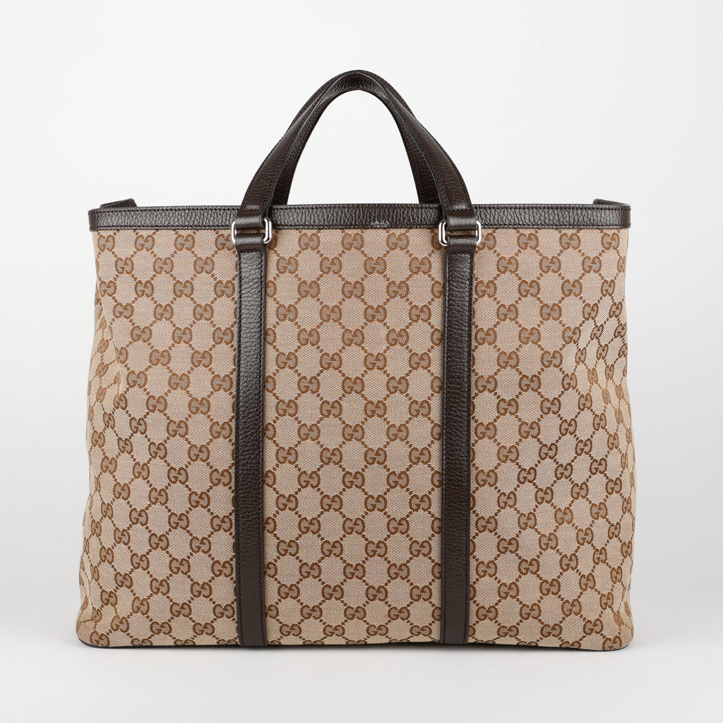 Large Joy Tote, Canvas/Brown
