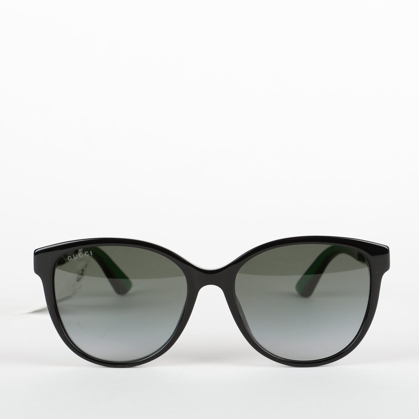 Black/Green Cat 3 Oversized Sunglasses
