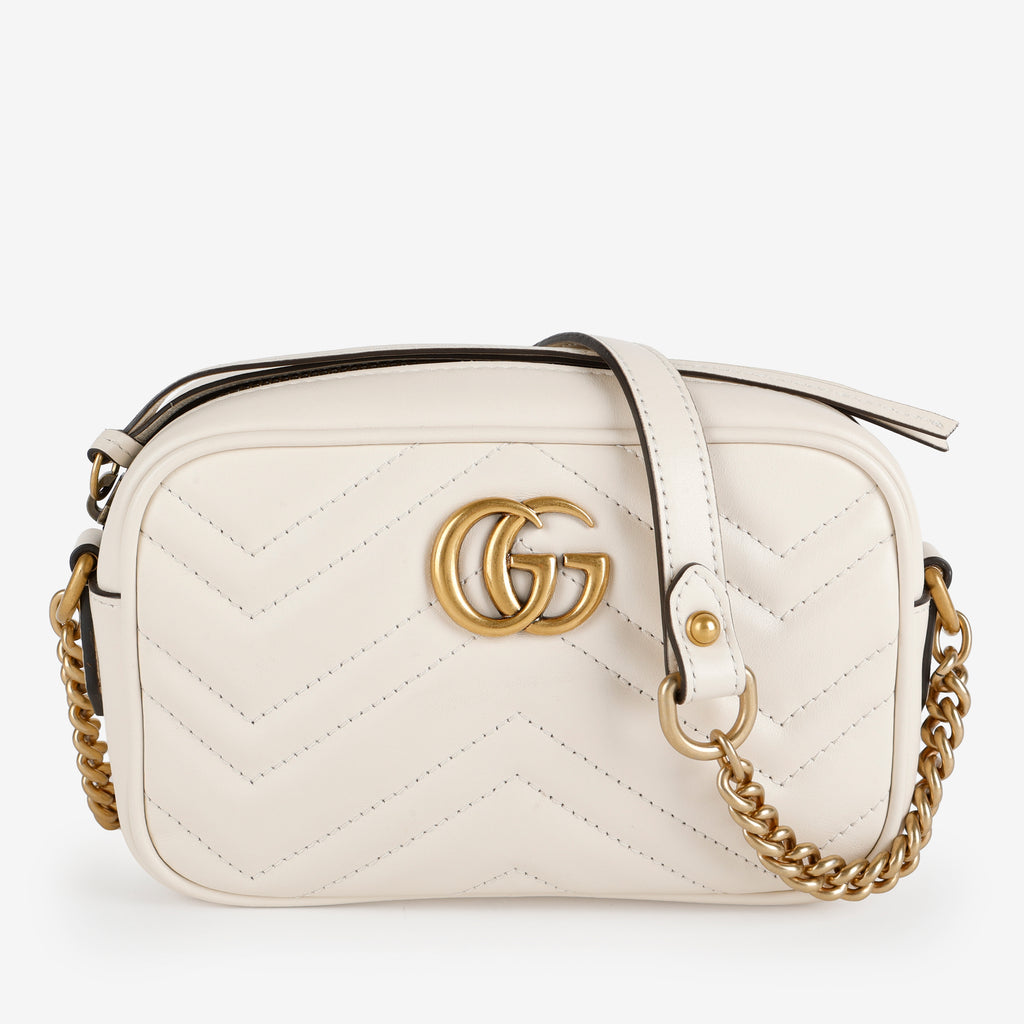 Mini Marmont Camera Bag, Cream