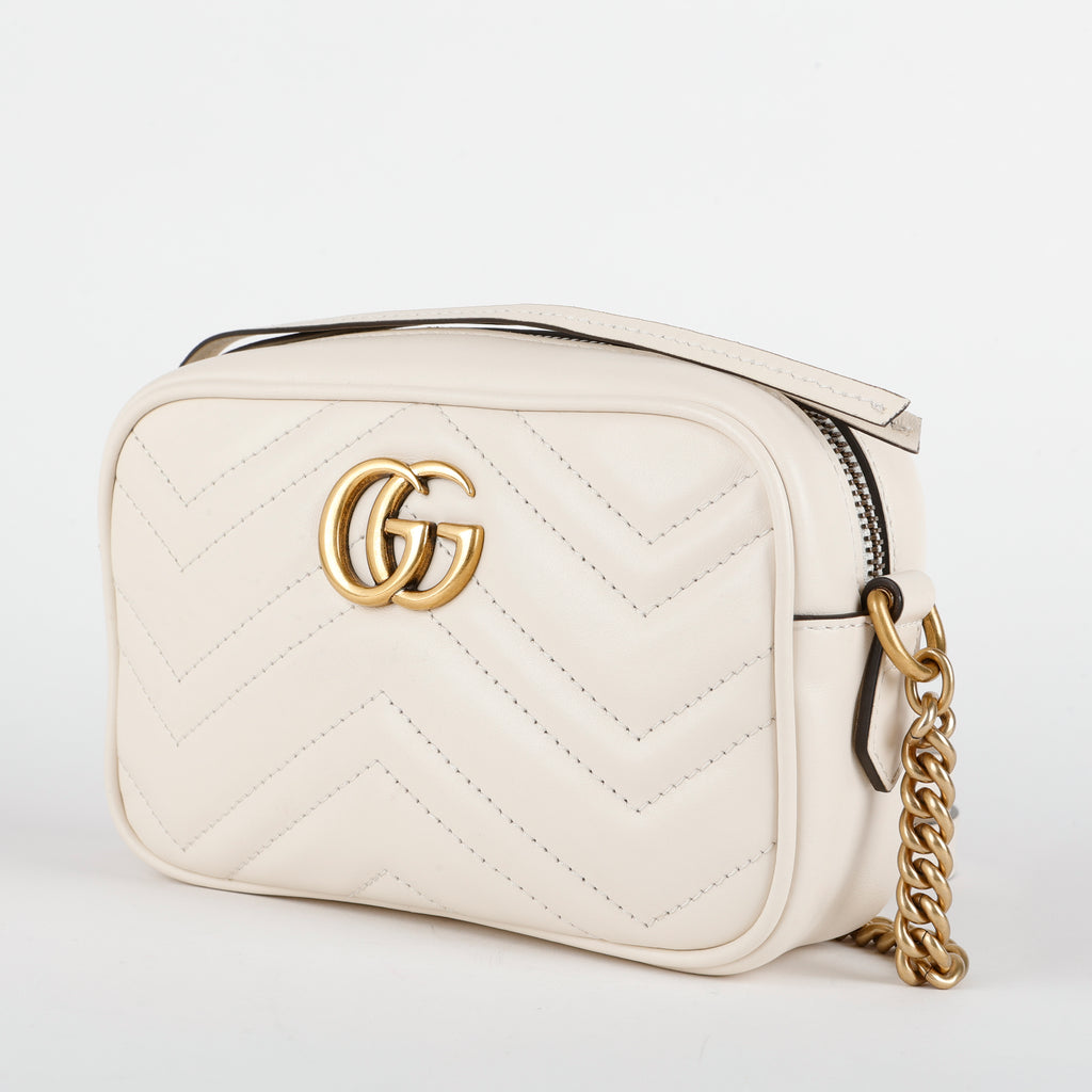 Mini Marmont Camera Bag, Cream