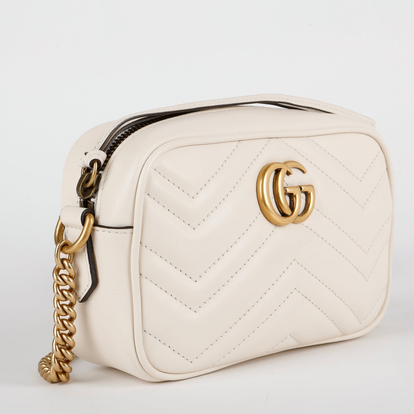 Mini Marmont Camera Bag, Cream