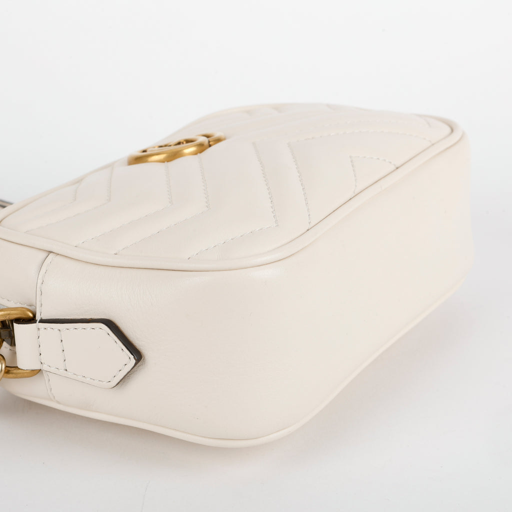 Mini Marmont Camera Bag, Cream