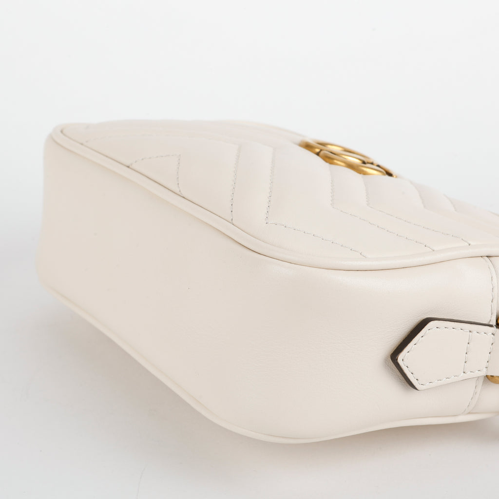 Mini Marmont Camera Bag, Cream