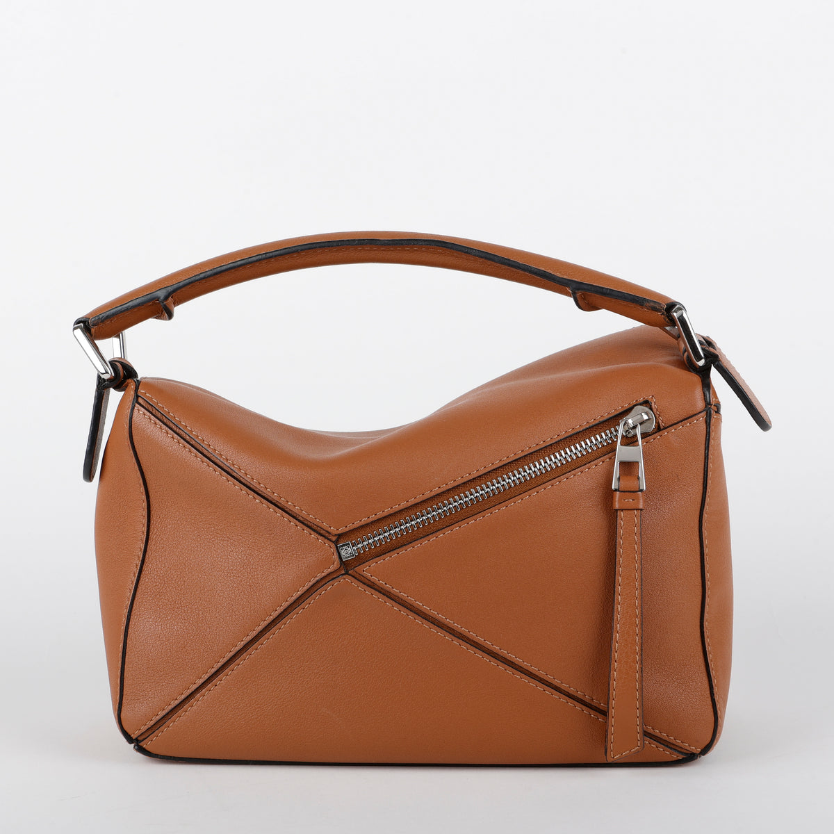 Medium Puzzle, Tan Calfskin