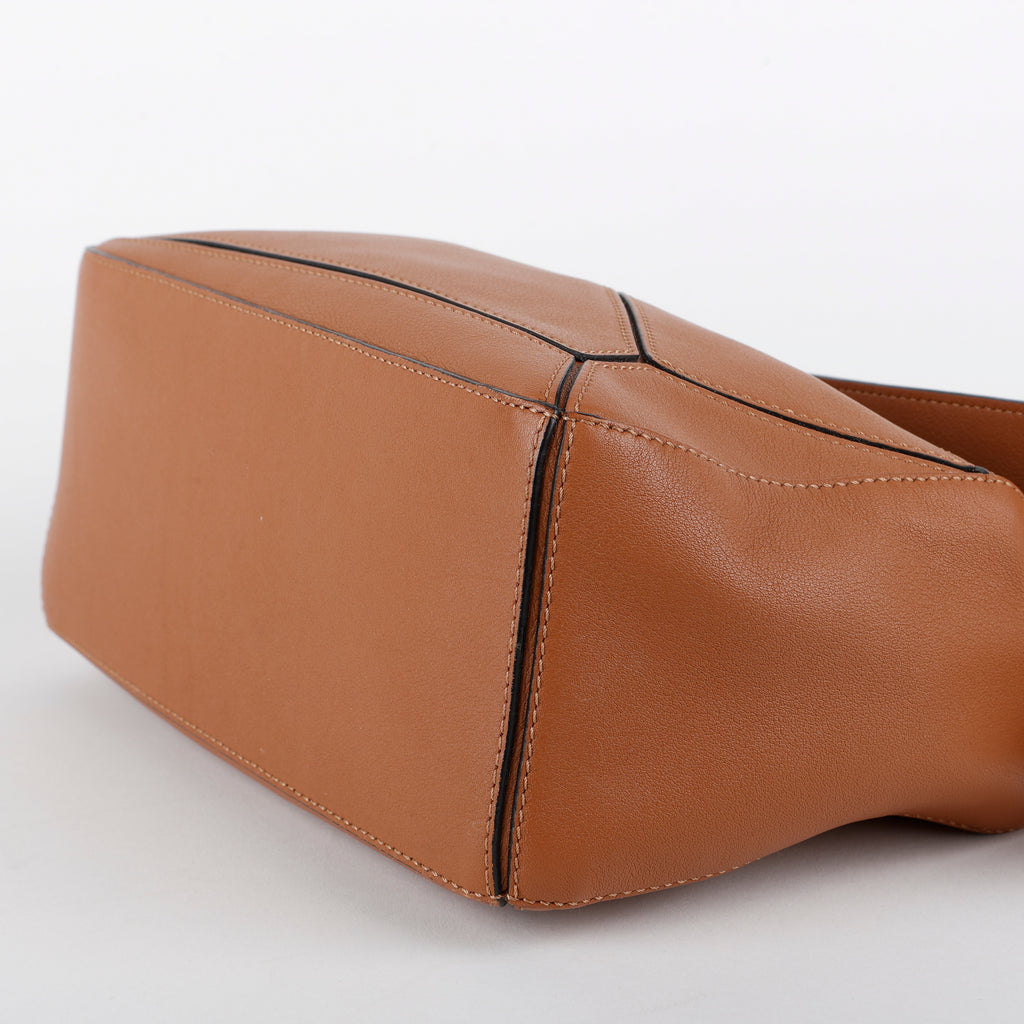 Medium Puzzle, Tan Calfskin