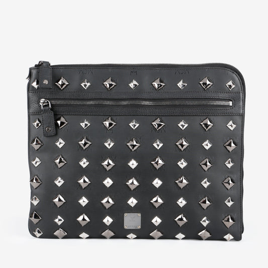 Visetos Glam Studs Clutch, Black