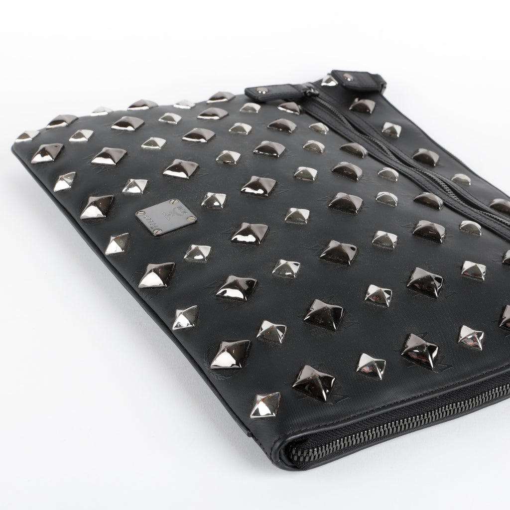 Visetos Glam Studs Clutch, Black