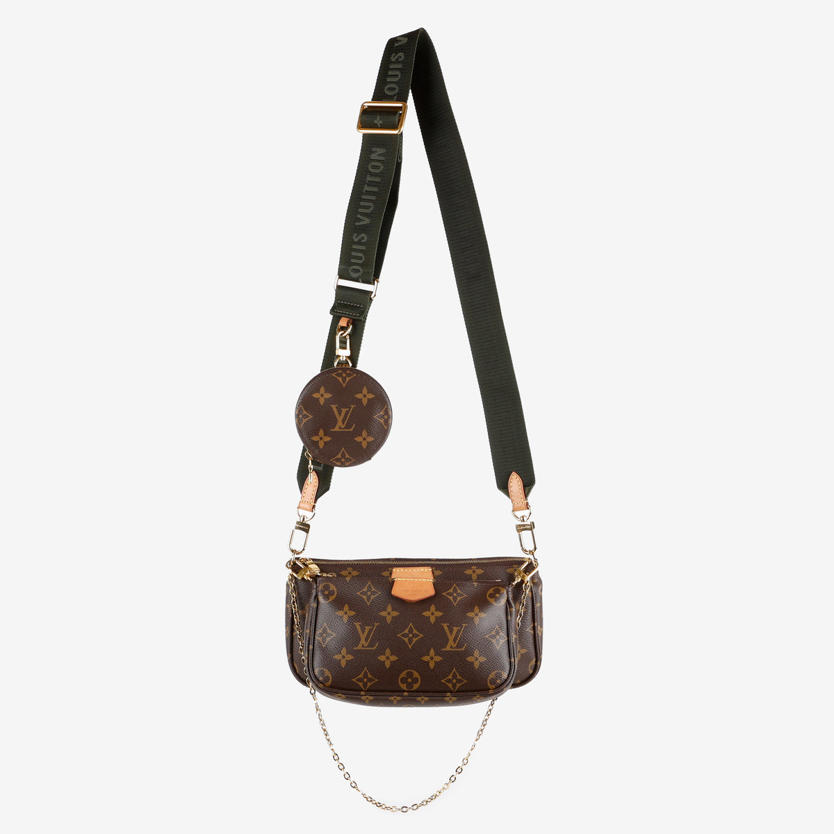 Multi Pochette Accessories, Monogram Khaki