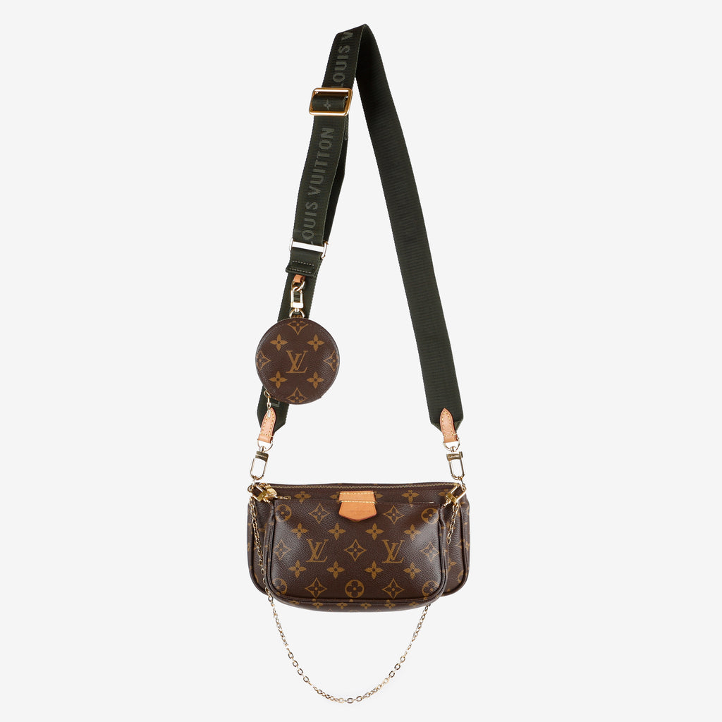 Multi Pochette Accessories, Monogram Khaki