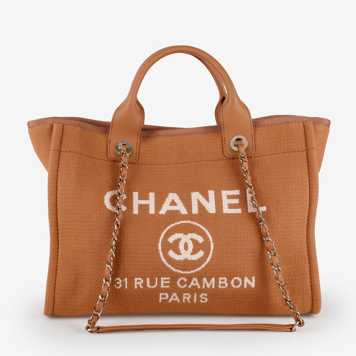 Small Tweed Deauville, Camel/Cream 6667