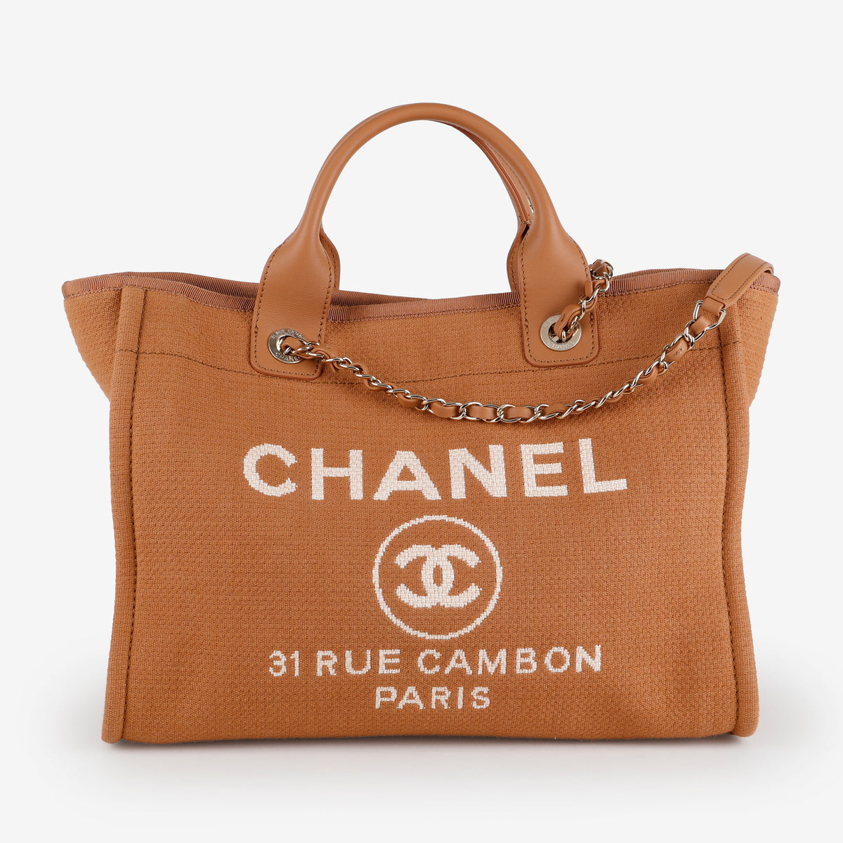 Small Tweed Deauville, Camel/Cream 6667