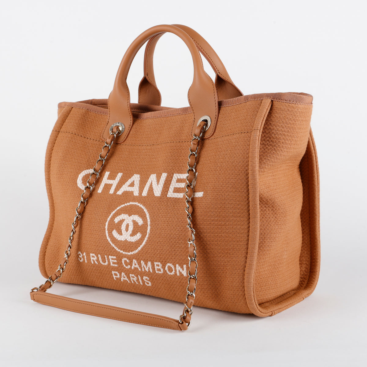 Small Tweed Deauville, Camel/Cream 6667