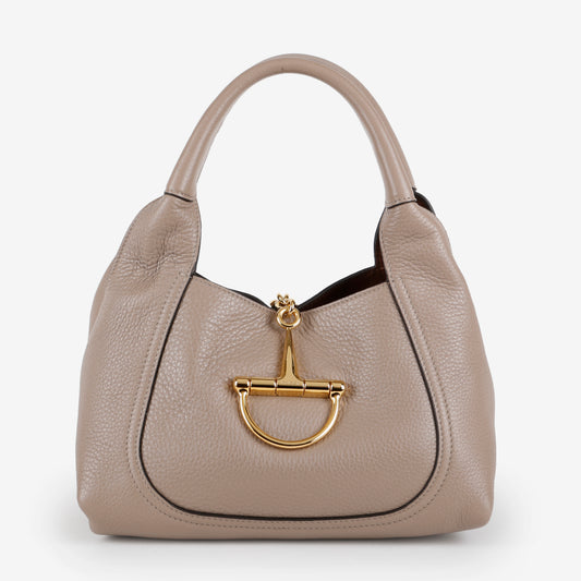 Medium Softbit Shoulder Bag, Taupe