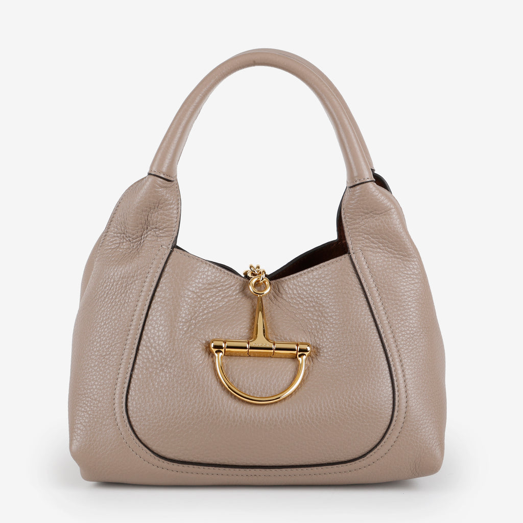 Medium Softbit Shoulder Bag, Taupe