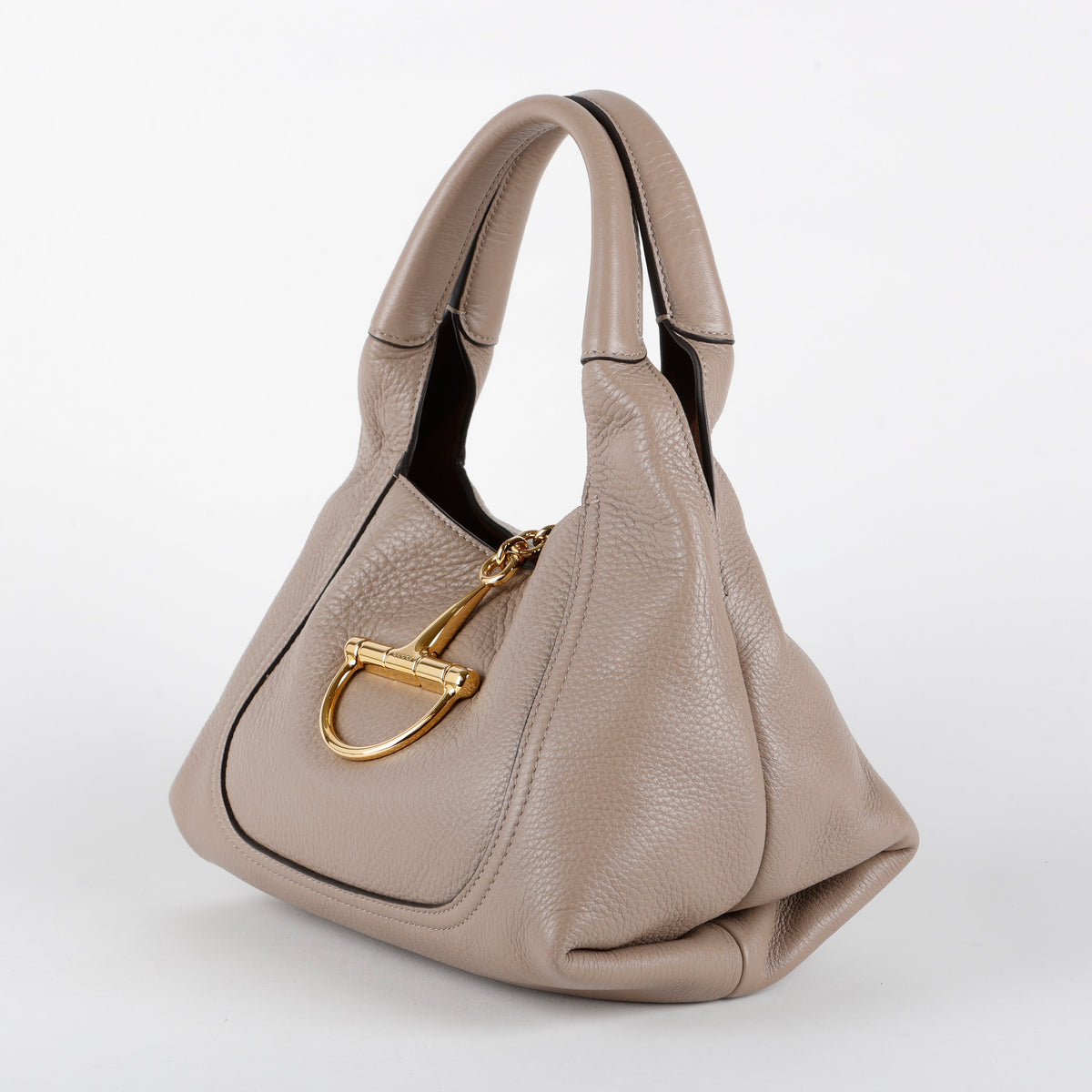 Medium Softbit Shoulder Bag, Taupe