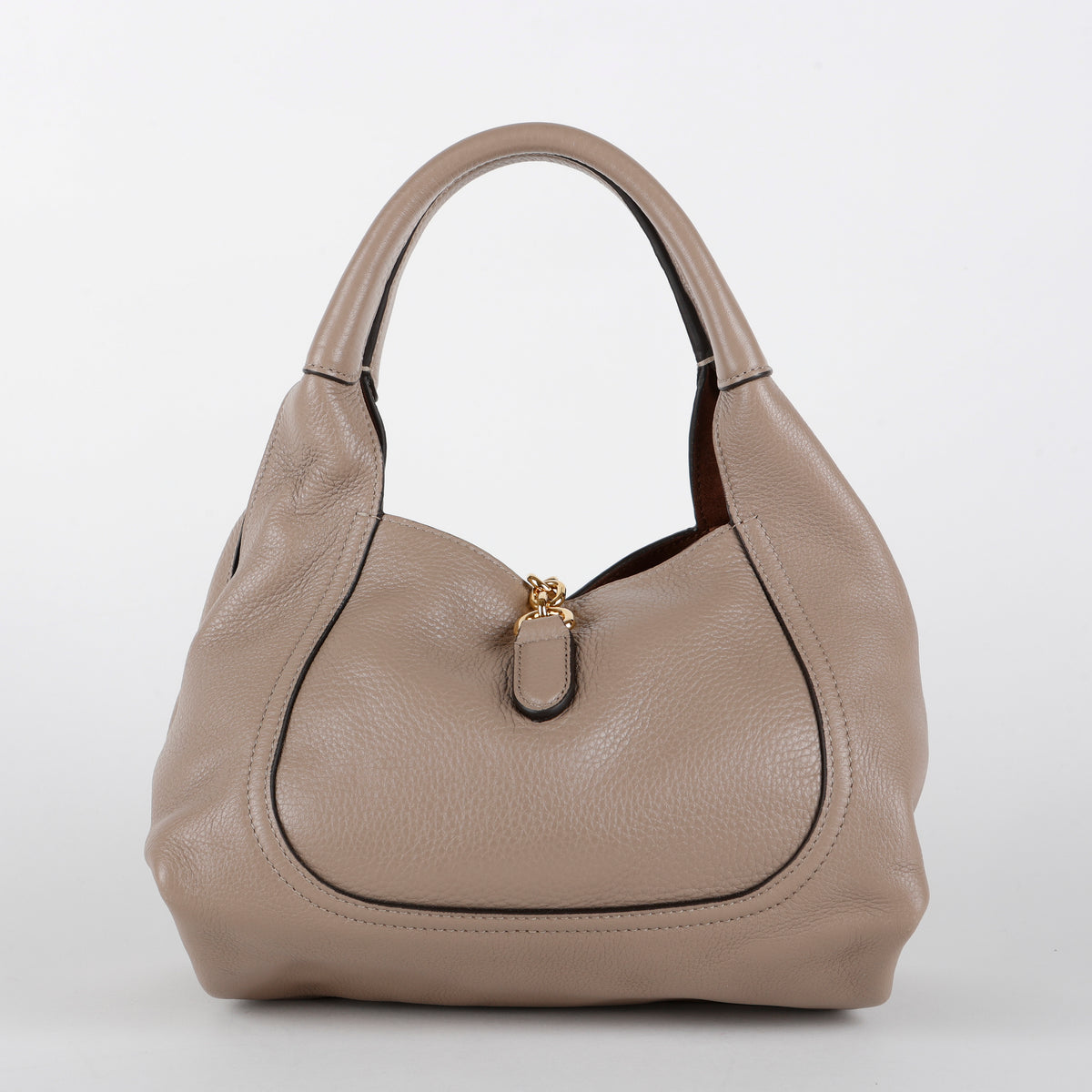 Medium Softbit Shoulder Bag, Taupe