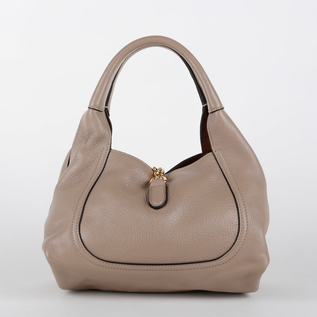 Medium Softbit Shoulder Bag, Taupe